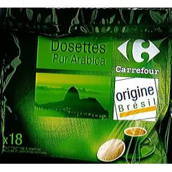Carrefour 18X7G Dosettes Bresil Crf