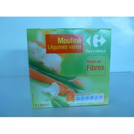 Carrefour 2X30Cl Mouliné De Légumes Crf