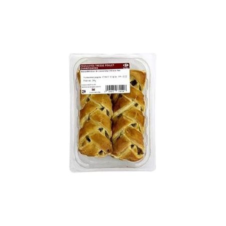 Carrefour 2X120G Tresse Plet/Champignon