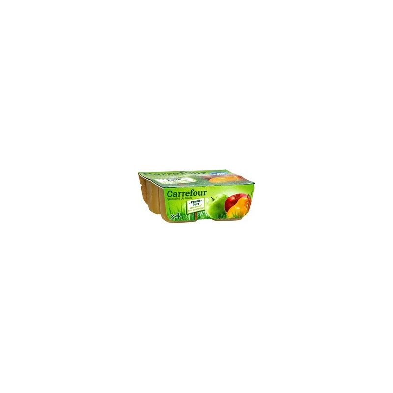 Crf Classic 4X100G Compotes Pomme/Poire