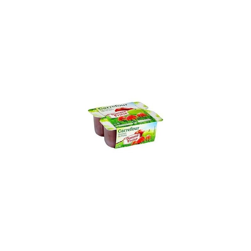Crf Classic 4X100G Compotes Pomme/Fraise