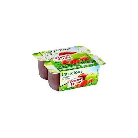 Crf Classic 4X100G Compotes Pomme/Fraise