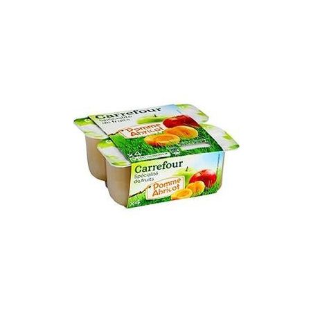 Crf Classic 4X100G Compotes Pomme/Abricot