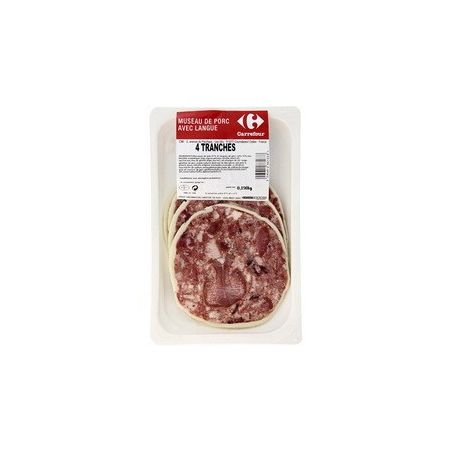 Carrefour 190G Museau A/Langue X4