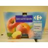 Crf Classic 4X100G Purée De Fruits Pomme/Pèche Sans Sucres Ajoutés