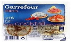 Carrefour 135G 16 Mini Blinis Crf