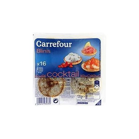 Carrefour 135G 16 Mini Blinis Crf