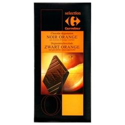Carrefour Selection 100G Choc Noir Orange Crf Sel