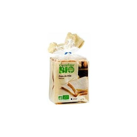 Carrefour Bio 500G Pain De Mie Froment Crf