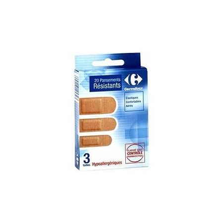 Carrefour X20 Pansements Elastiques Crf