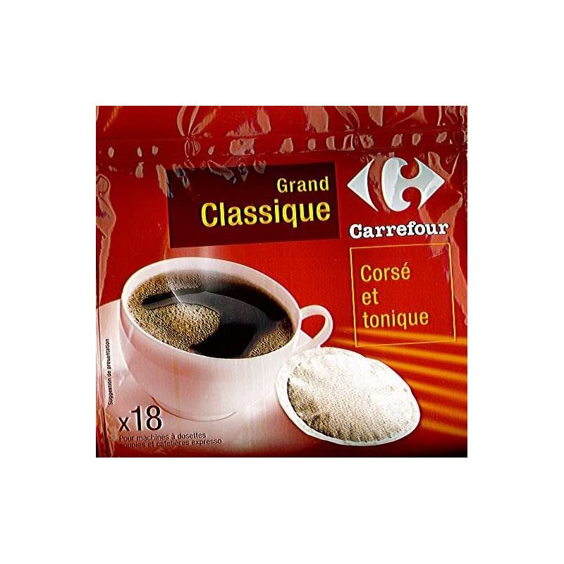 Carrefour 18X7G Dosettes Gd Classiq.Crf