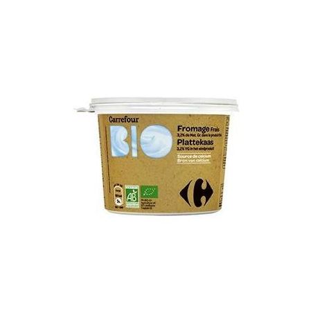 Carrefour Bio 500G Fromage Frais Nature 20%Mg Crf