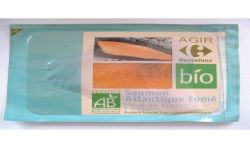 Carrefour Bio 80G Saumon Fumé X2 Tranches Crf