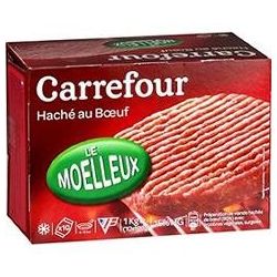 Crf Cdm 10X100G Haché De Bœuf Le Moelleux 15% Matières Grasses
