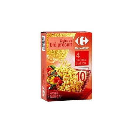 Carrefour 4X125G Blé Précuit 10Min Crf