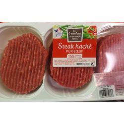 Carrefour 6X100G Steack Hache 15% Crfm