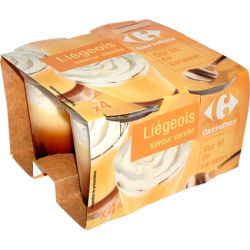 Crf Classic 4X100G Liegeois Vanille Caramel
