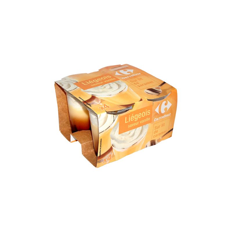Crf Classic 4X100G Liegeois Vanille Caramel