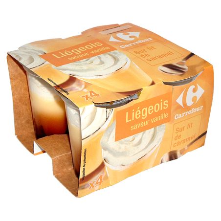 Crf Classic 4X100G Liegeois Vanille Caramel