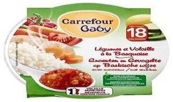 Carrefour Baby 260G Ass.Leg.Volaille Basq.Crf