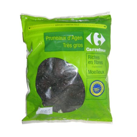 Carrefour 1Kg Pruneaux 33/44 Crf