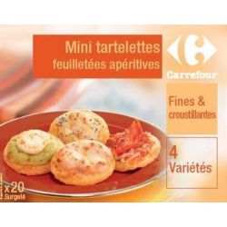 Carrefour 200G 20 Tartelett.Aperitiv.Crf