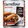 Carrefour 4/4 Saucisses Aux Lentilles Cuisinées Crf