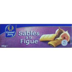 Carrefour 165G Sable Fourres Figue Crf