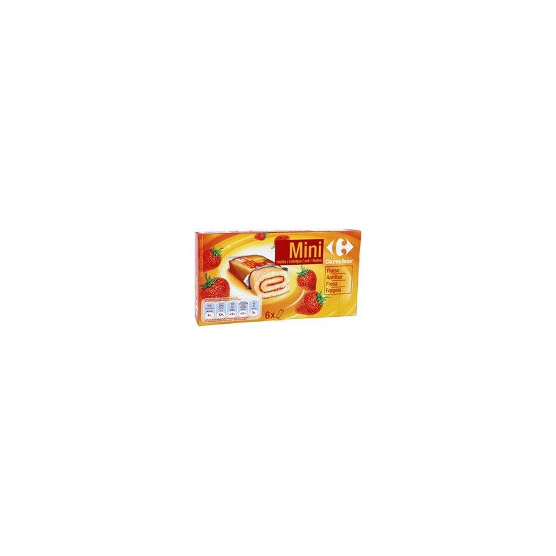 Carrefour Kids 150G Mini Roules Fraise Crf