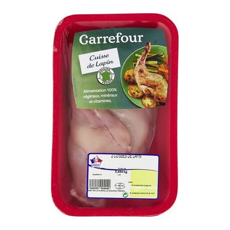 Carrefour Kg Cuisse Lapin S/Atm.X2 Crf