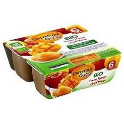 Crf Baby Bio 4X100G Compote Pomme/Mangue