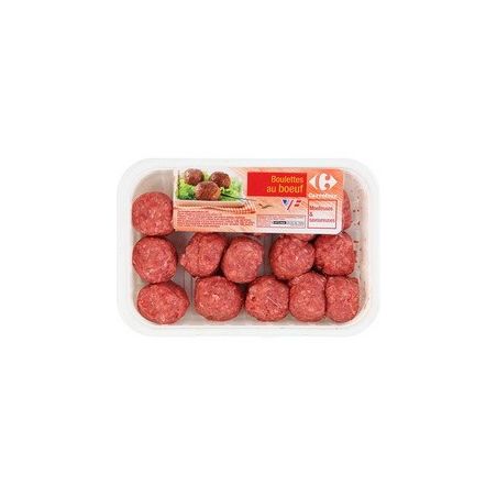 Carrefour 375G Boulette Au Boeuf X15 Crf