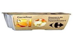 Carrefour Bio 4X100G Dessert De Pommes Crf
