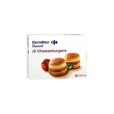 Simpl 6X125G Cheeseburgers Pp Blanc