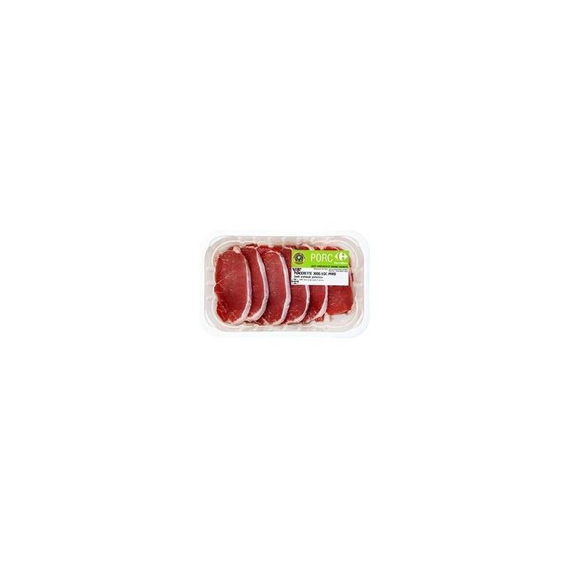 Origine & Qualite 300G Mincerette De Porc X6 Eqc