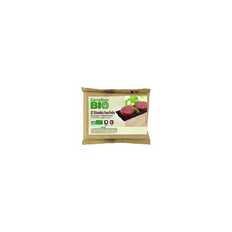 Carrefour Skinp2X125G Stk Hache Bio 15%