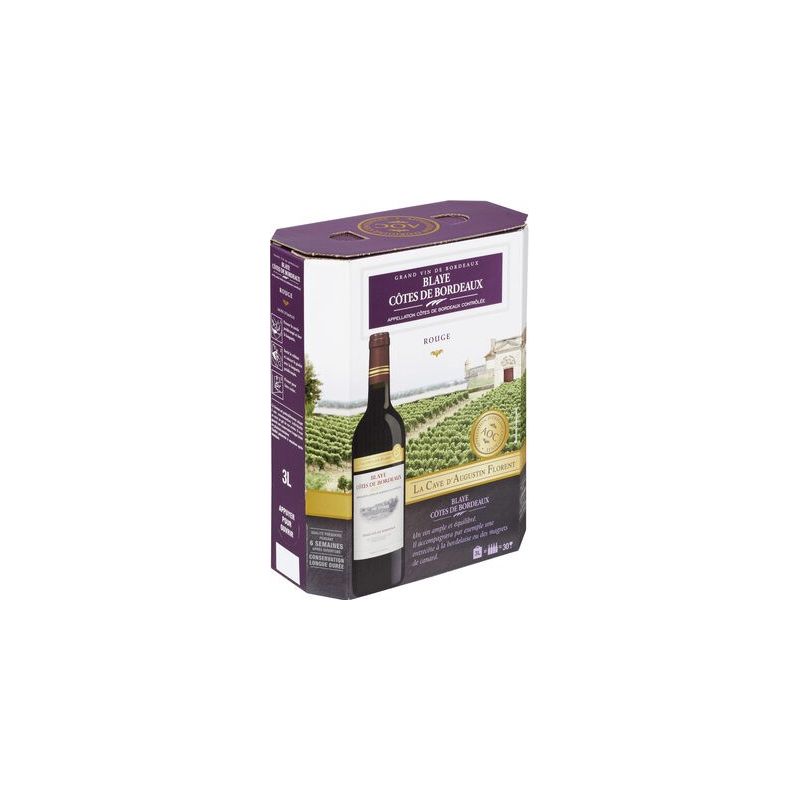 1Er Prix 3L Bib Cotes De Blaye Rouge