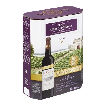 1Er Prix 3L Bib Cotes De Blaye Rouge