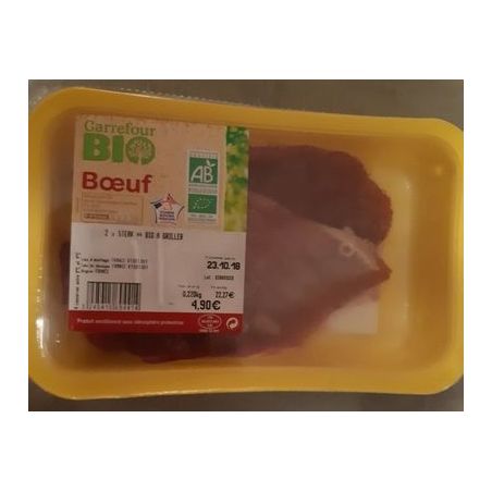 Carrefour 220G Pf 2 Steaks