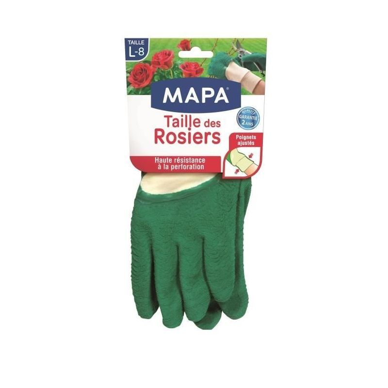 Mapa Gants De Jardin Taille Des Rosiers L / T8