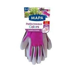 Mapa Gants Petits Travaux Colors 3 Paires Taille 7/M