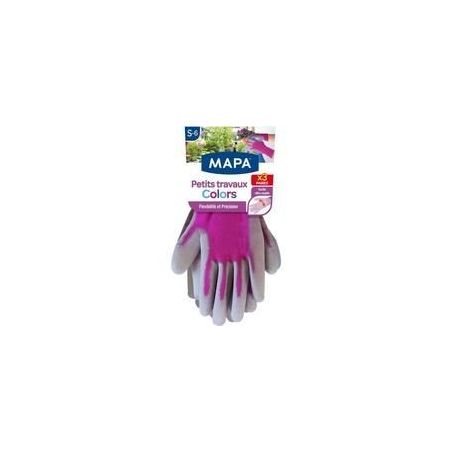 Mapa Gants Petits Travaux Colors 3 Paires Taille 7/M