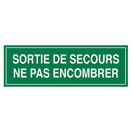 Nora 2 Adhesifs Sortie Secours Npe