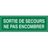 Nora 2 Adhesifs Sortie Secours Npe