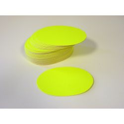 Nora 50 Ovales Fluo Jaune 110X78Mm