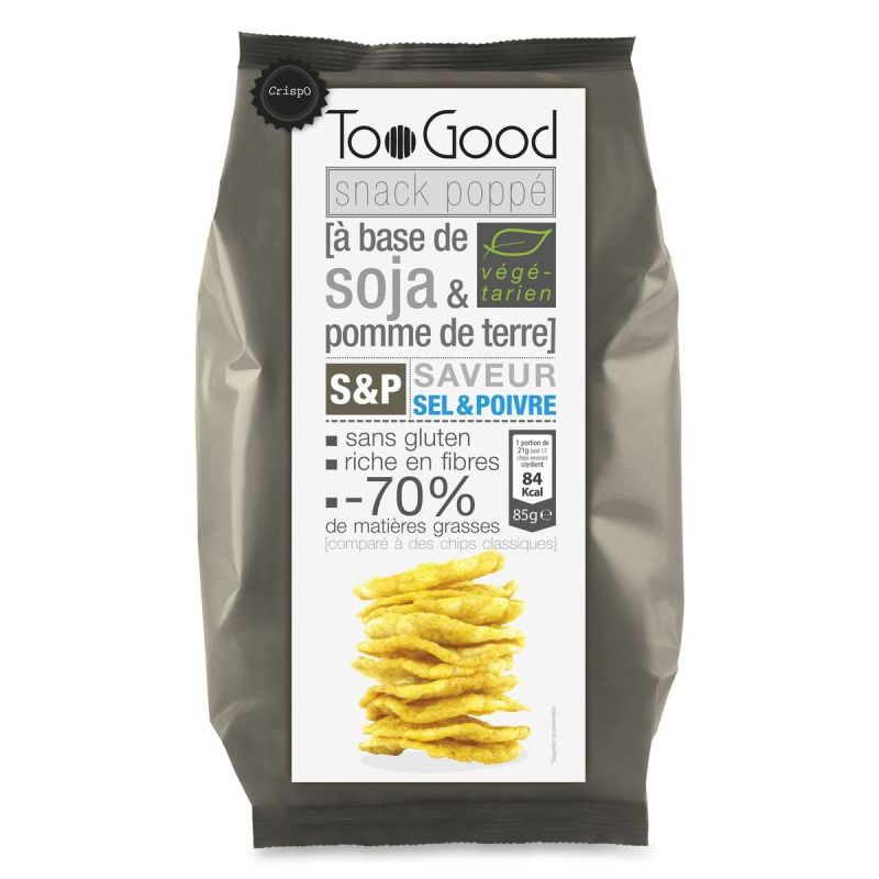 Toogood Biscuits Apéritifs Snacks Sel Et Poivre : Le Sachet De 85 G