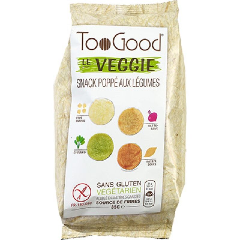 Toogood Biscuits Apéritifs Le Veggie Snack Poppé Aux Légumes : Sachet De 85 G