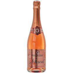 Pol Remy Rémy Vin Mousseux Muscat Rosé 75 Cl