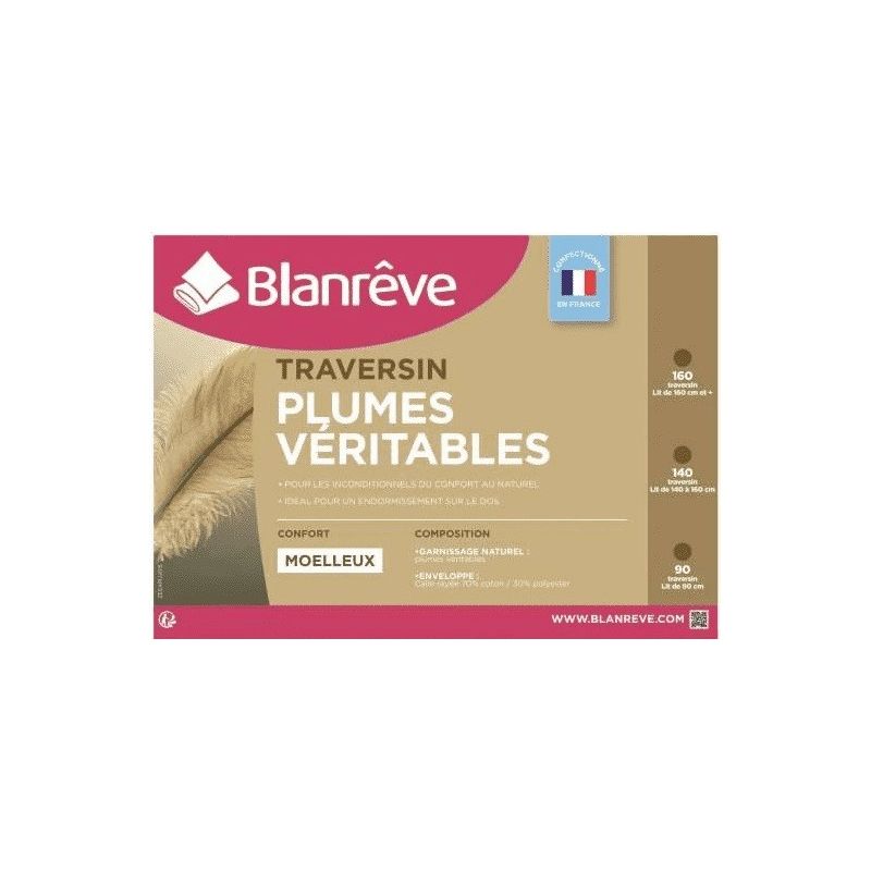 Blanrêve Traversin Plumes 160 Cm