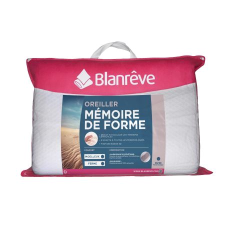 Blanrêve Oreiller 55 X 35 Cm Mémoire De Forme